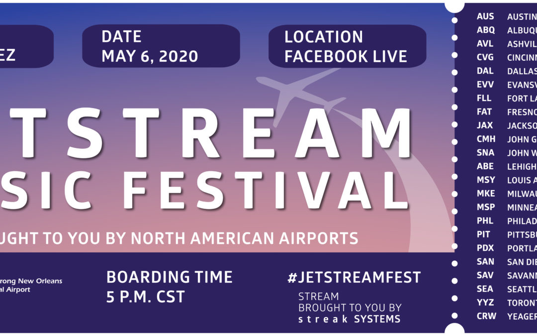 North American Airports Announce Lineup for JetStream Music Festival