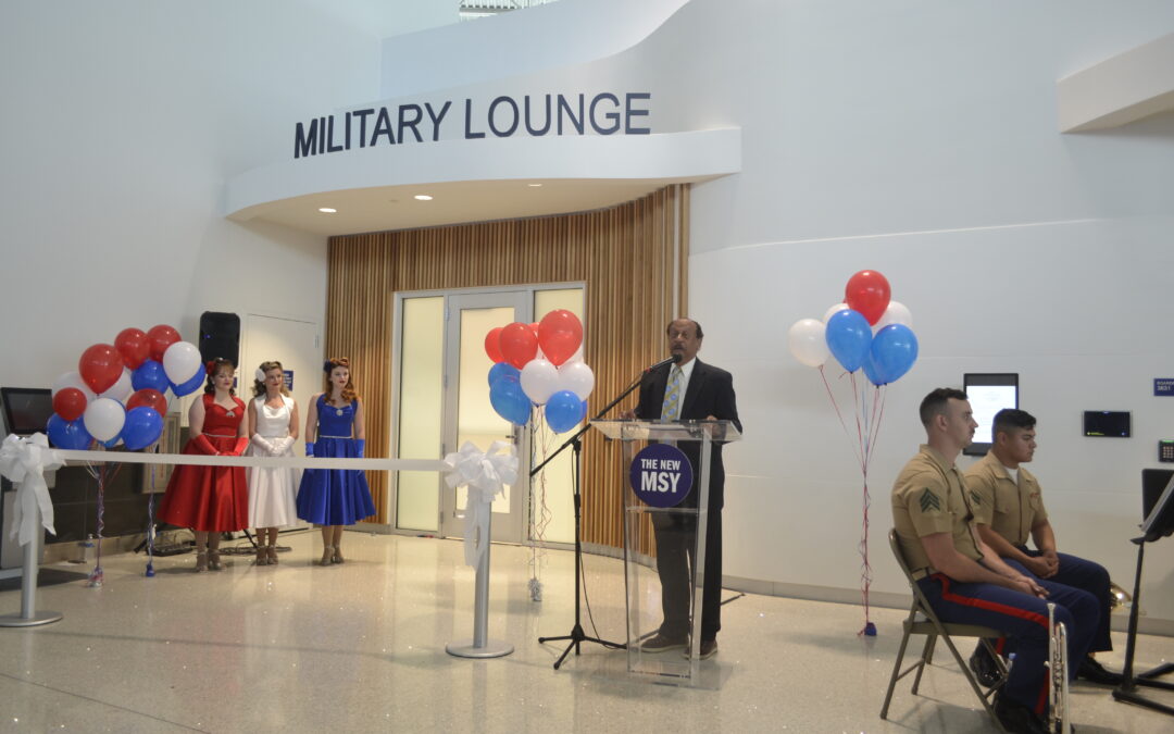 New Orleans Airport Opens New Military Lounge